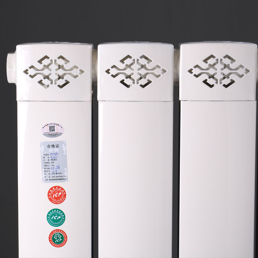 80*60*1500花紋單罩銅鋁復合暖氣片